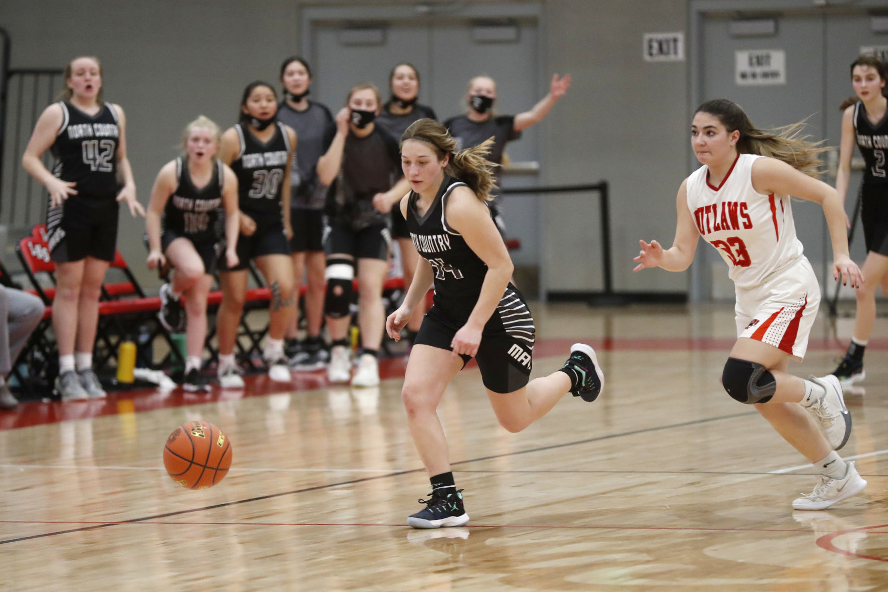 Roy-Winifred girls v Saco-Whitewater-Hinsdale